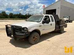 2003 FORD F-350 DUALLY CREW CAB 4X4 FLATBED TRUCK VIN: 1FDWX37PX3EC13079