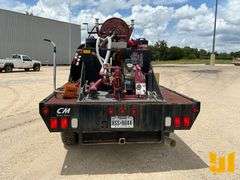 2009 CHEVROLET SILVERADO 3500HD CREW CAB 4X4 FLATBED TRUCK VIN: 1GBHK73609F174381