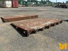 S&S FABRICATION QTY OF (2) 93” X 12’ X 1’ RAMP PLATES