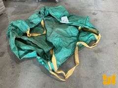 (2) PALLETS OF CARDBOARD FLATS, (3) WASTE MANAGEMENT DUMPSTER BAGS