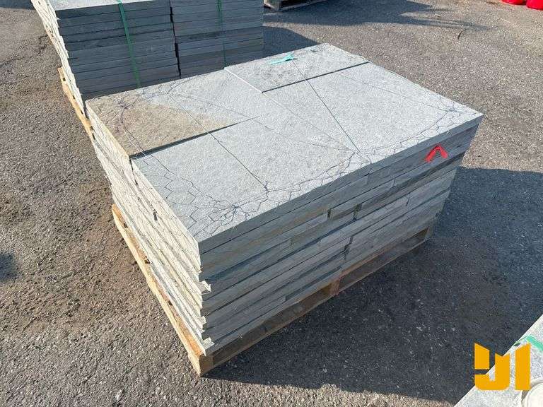 PALLET OF BLUE STONE PAVERS