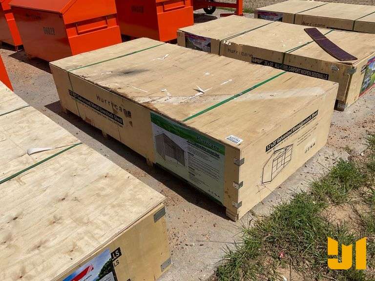 UNUSED HURRICANE MSC1220F 12' X 20' GALVANIZED LIVESTOCK SHED