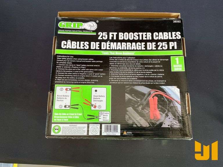 UNUSED BOOSTER CABLES BOOSTER CABLES
