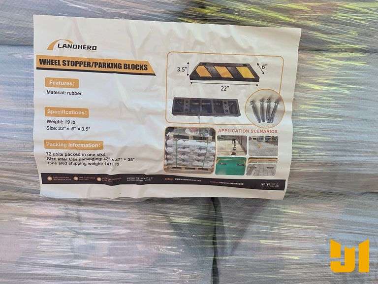 WHEEL STOPPER PARKING BLOCKS ***144 PARKING BLOCKS***