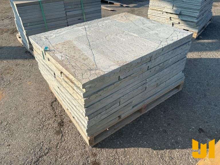 PALLET OF BLUE STONE PAVERS