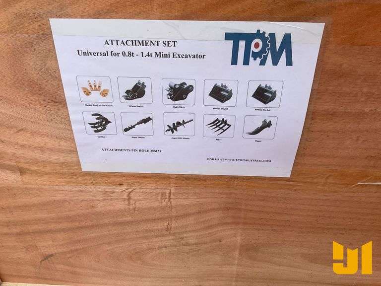 UNUSED 2025 TPM TO FIT .08-1.4TON