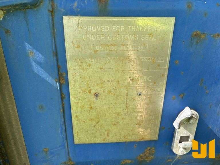 2008 CIMC 20' CONTAINER SN: APZU3232879