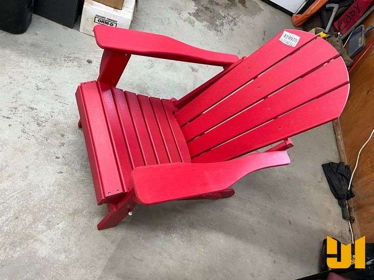 TRAPPERS PEAK CHAIR ADIRONDACK FOLDING RED