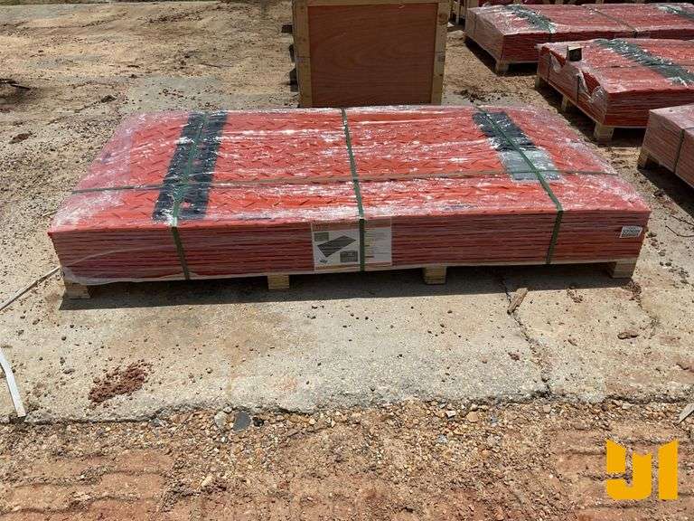 GROUND PROTECTION MAT, 7.3FT X 4FT, .5” THICKNESS, DIAMOND PLATE