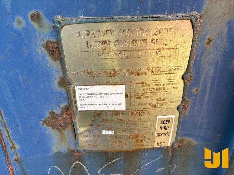 2003 20'  CONTAINER SN: IKSU2329646