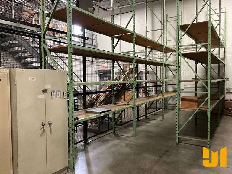PALLET RACKS QTY OF (4) 192”H X 30”W UPRIGHT FRAMES,