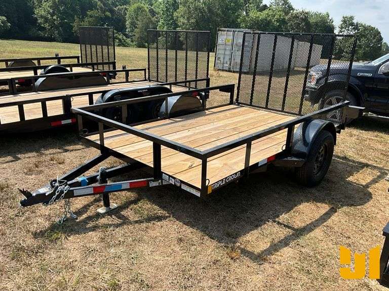2025 TRIPLE CROWN TRAILERS U6X10S14O-D UTILITY TRAILER 6'X12' VIN: 1XNDU1017S2043351