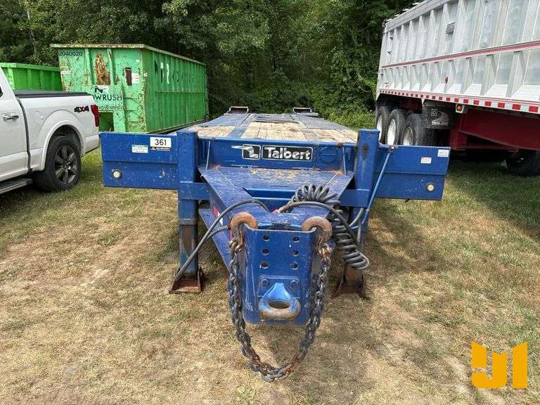 2011 TALBERT TALBERT TAG A LONG EQUIPMENT TRAILER 25 TON VIN: 40FR03534B1031192