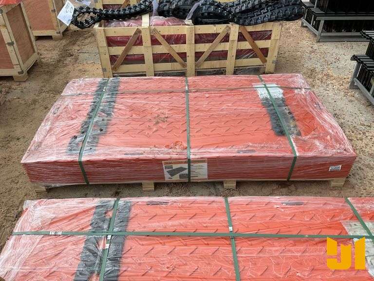 GROUND PROTECTION MAT, 7.3FT X 4FT, .5” THICKNESS, DIAMOND PLATE