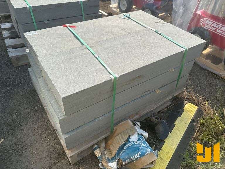 PALLET OF BLUE STONE PAVERS