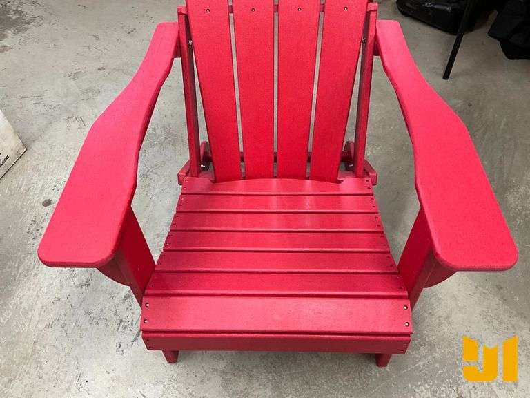 TRAPPERS PEAK CHAIR ADIRONDACK FOLDING RED