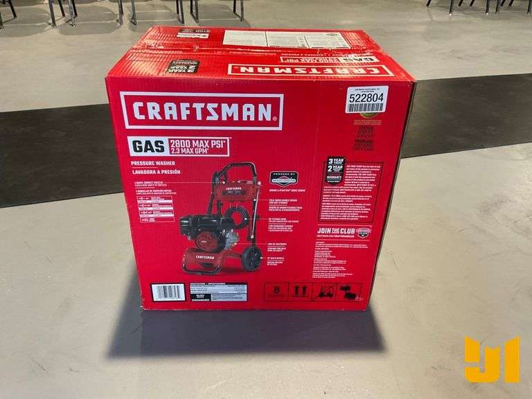UNUSED CRAFTSMAN 020813 PRESSURE WASHER SN: 416906159