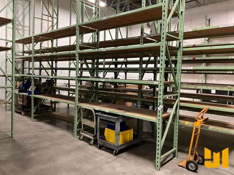 PALLET RACKS QTY OF (4) 192”H X 30”W UPRIGHT FRAMES,