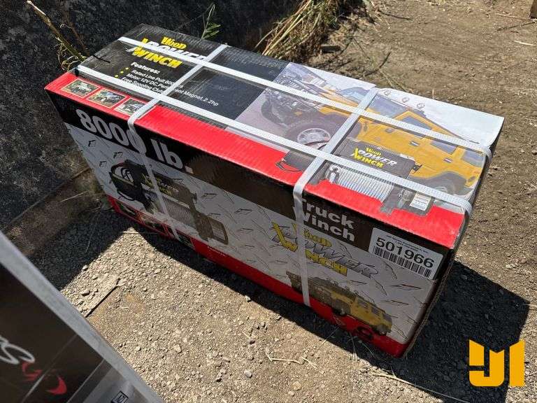 8000LBS TRUCK WINCH, 12V MOTOR, FREE SPOOLING CLUTCH, AUTOMATIC BRAKING
