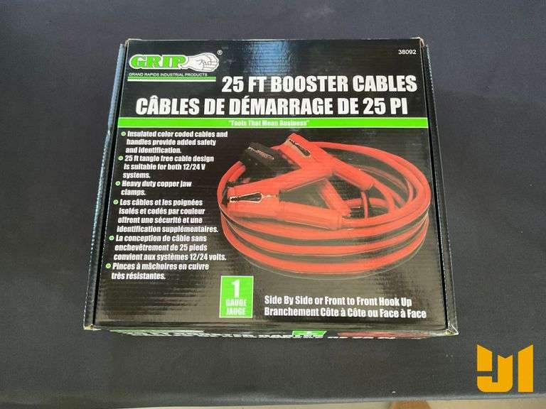 UNUSED BOOSTER CABLES BOSTER CABLES