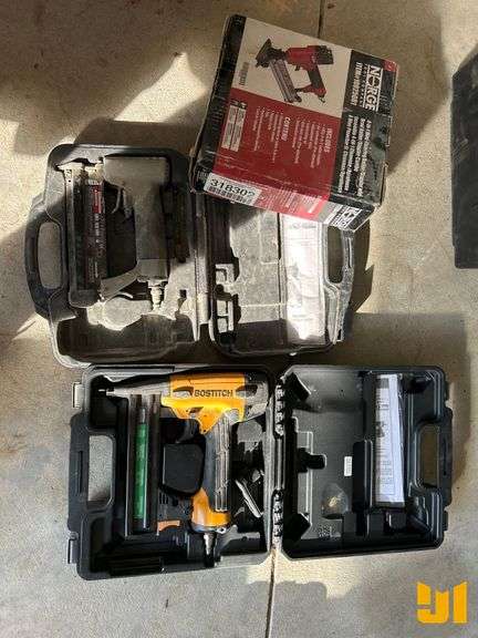 QTY (3) AIR POWERED NAIL GUNS