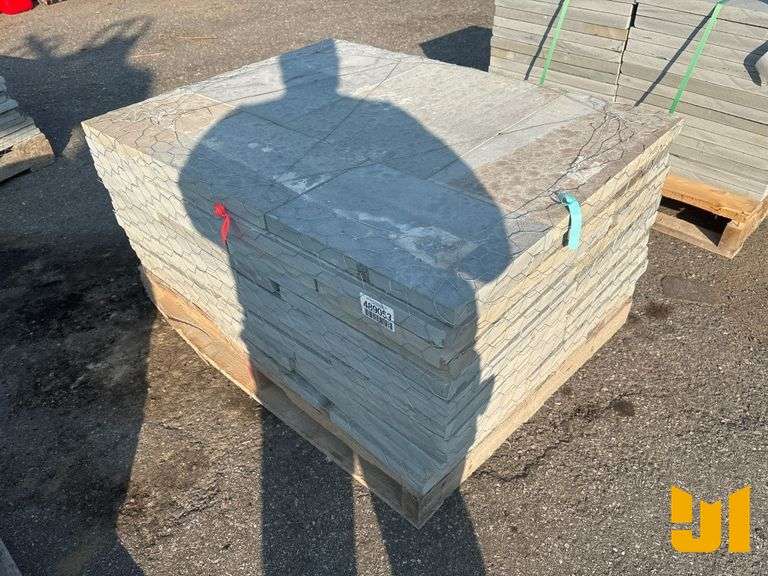 PALLET OF BLUE STONE PAVERS