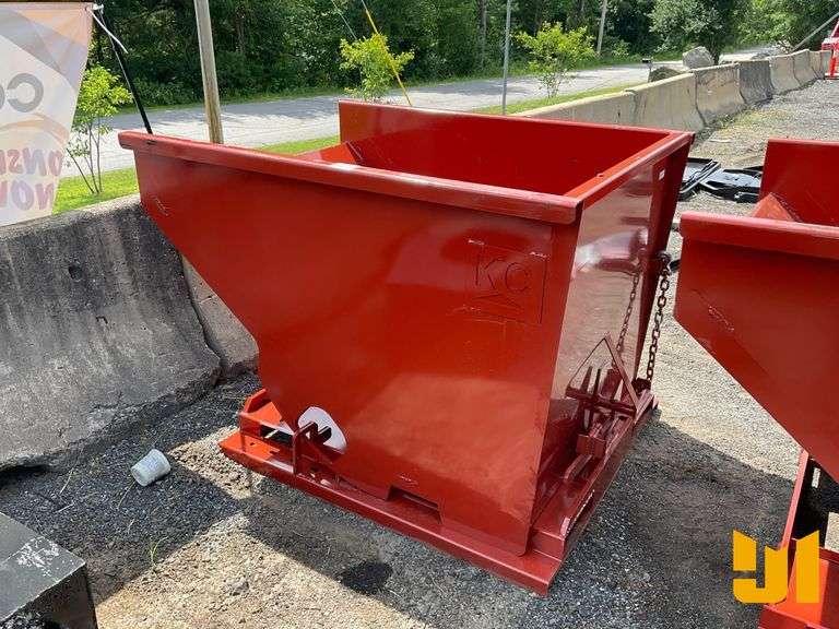 UNUSED STANDARD DUTY 2 CY CAPACITY DUMPING HOPPER