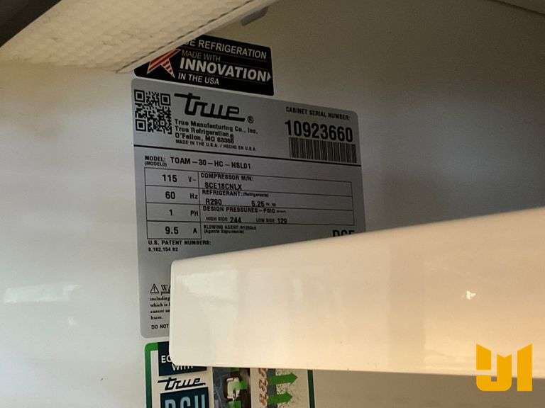 TRUE T0AM-30-HC-NSL01 OPEN DISPLAY MERCHANDISER