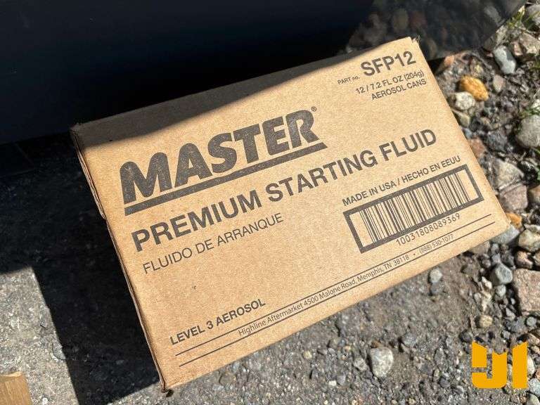 QTY(6) CANS OF STARTER FLUID