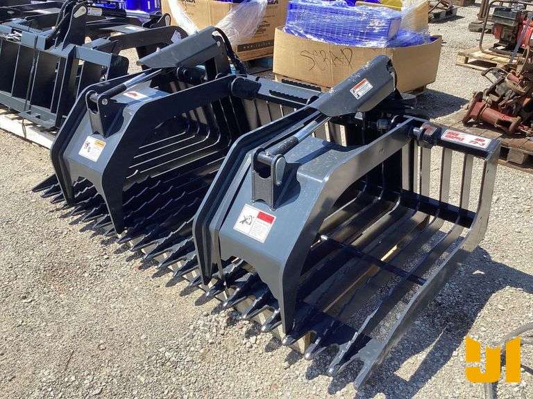 UNUSED 2025 STOUT DUAL CYLINDER ROCK GRAPPLE 72 INCH