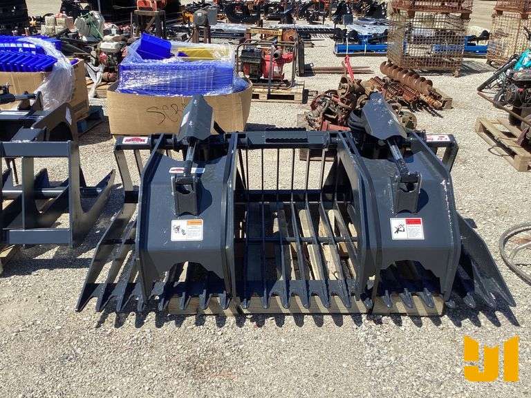 UNUSED 2025 STOUT DUAL CYLINDER ROCK GRAPPLE 72 INCH