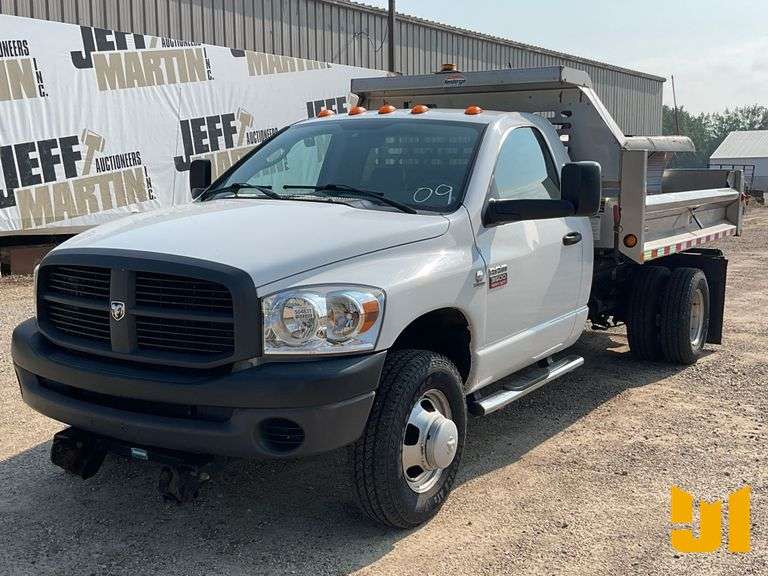 2009 DODGE RAM 3500 SINGLE AXLE DUMP TRUCK VIN: 3D6WH46L49G549652