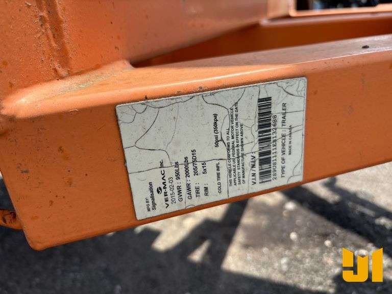 2014 VERMAC SOLAR ARROW BOARD SN: 2S9US1111ES132688