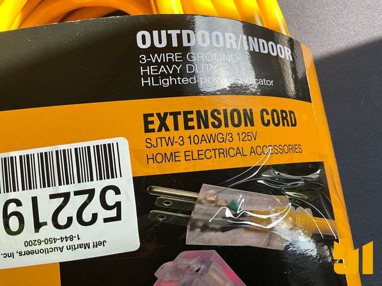UNUSED 100FT 10 GAUGE EXTENSION CORD