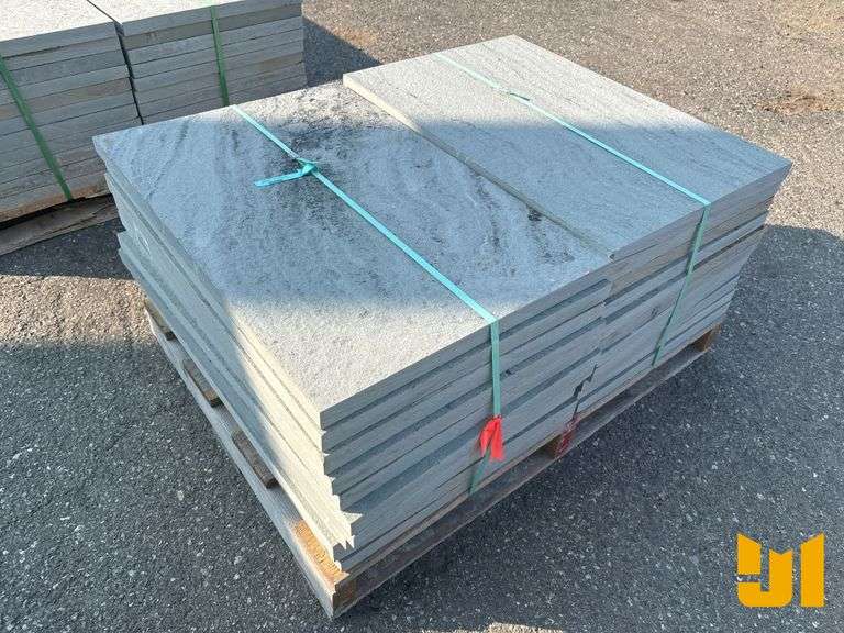 PALLET OF 35 1/2”X23 1/2”BLUE STONE PAVERS