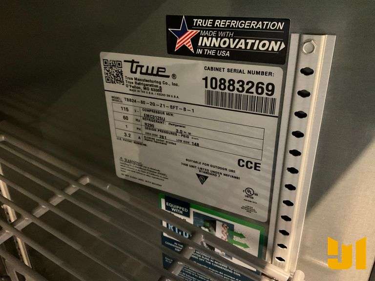 TRUE TBB24-60-20-Z1-8FT-B-1 BACK BAR CABINET REFRIGERATOR