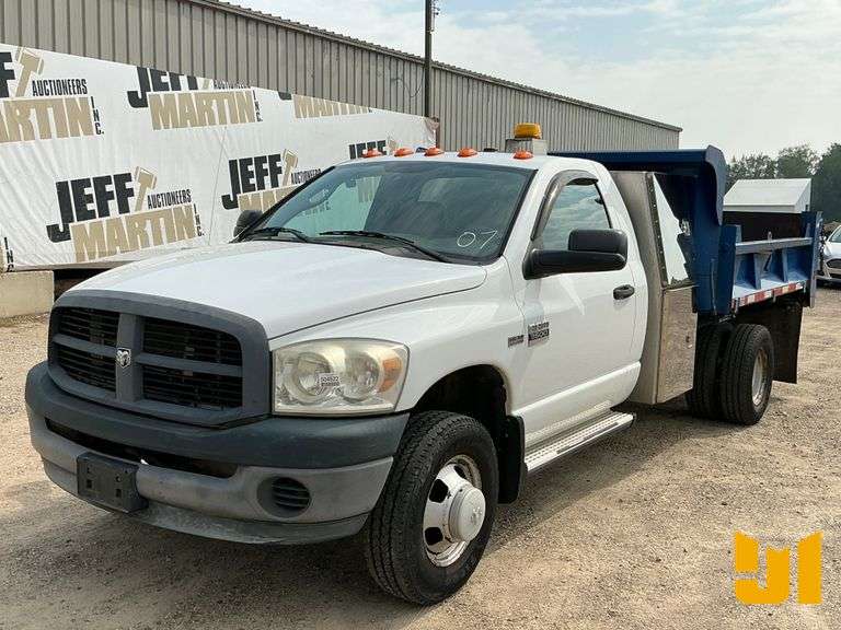 2007 DODGE RAM 3500 SINGLE AXLE DUMP TRUCK VIN: 3D6WG46D57G805869