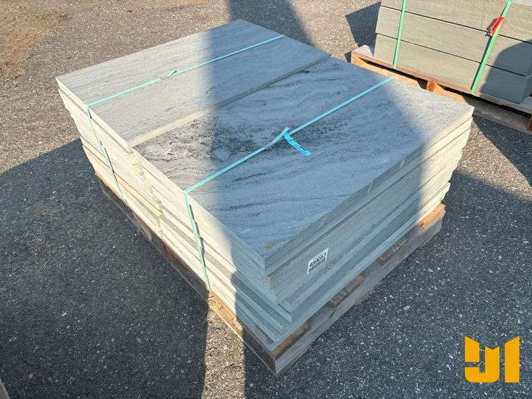PALLET OF 35 1/2”X23 1/2”BLUE STONE PAVERS