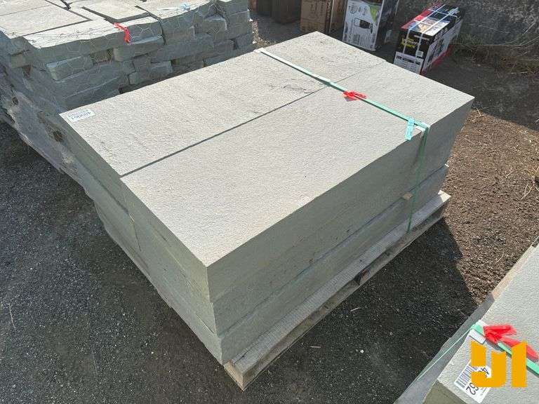 PALLET OF BLUE STONE PAVERS