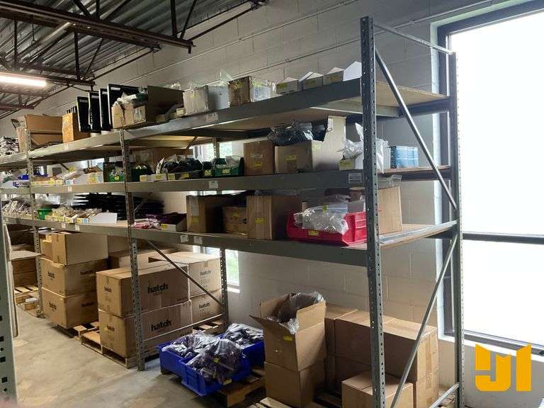 PALLET RACKS QTY OF (7) 42”X96” UPRIGHT FRAMES, QTY OF
