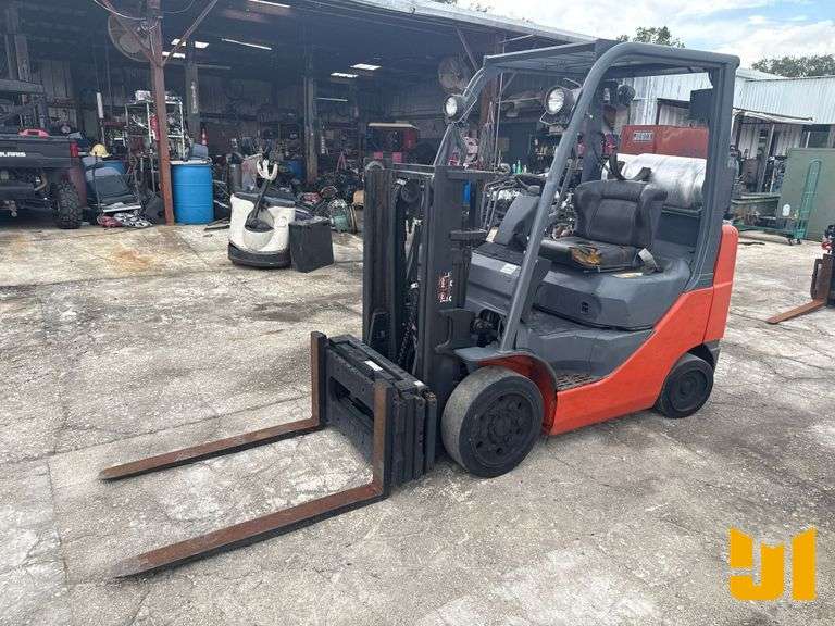 TOYOTA 8FGCU25 4050 CUSHION TIRE FORKLIFT SN: 50140