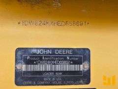 2014 DEERE 824K HIGH LIFT WHEEL LOADER SN: 1DW824KXHED658691
