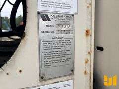 2001 FREIGHTLINER FL112 NATIONAL  BOOM TRUCK VIN: 1FVHBGAS01HJ49358