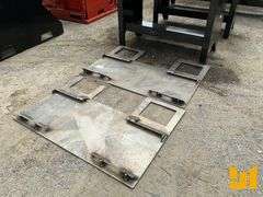 UNUSED SKID STEER FRAME W/ GUARD, 5/16" MOUNTING PLATE