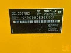 2025 CATERPILLAR 305.5E2  MINI EXCAVATOR SN: CAT3055CGZ503313