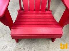 TRAPPERS PEAK CHAIR ADIRONDACK FOLDING RED