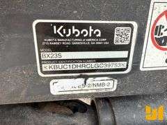 2020 KUBOTA BX23S 4X4 TRACTOR W/ LOADER SN: KBUC1DHRCLGC39753