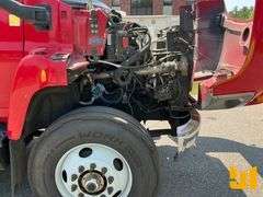 2007 GMC 8500 SINGLE AXLE CREW CAB FLATBED TRUCK VIN: 1GDV8C4B27F423628