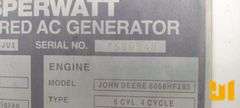 WHISPERWATT DB-1651JA 120 KW TRAILER MOUNTED SN: 7600548