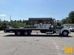2007 KENWORTH T300 TANDEM AXLE ROLLBACK TRUCK VIN: NKLMLD9XX7M208933